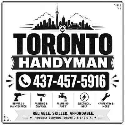Toronto Handyman - 437-457-5916, View more