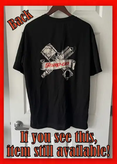 Brand New 'Snap-On' Tools T-Shirt! Private seller (No GST). Retailers Welcome! *Pick up, location: C...