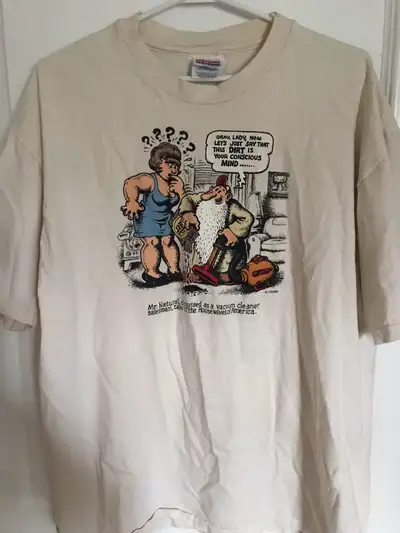 Mr Natural T-Shirt Adult size extra large. Hanes Heavyweight 100% pre-shrunk cotton.