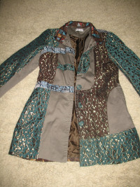 Ladies size large Papillon fall jacket