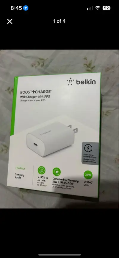 Belkin boost charge wall charger block, View more