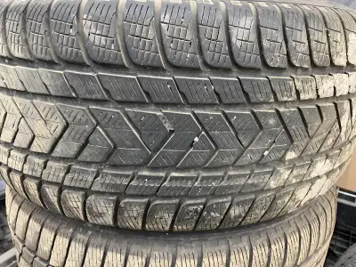 BMW X6 set of winter tires mounted on 19” wheels.