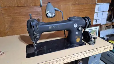 Singer Industrial Sewing Machine with Table, View more