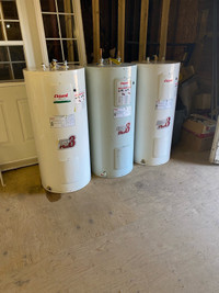 Used 40 gallon electric Hot Water Tanks