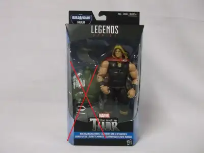 Hasbro Marvel Legends -Hulk BAF Series - Marvel's Odinson DO NOT INCLUDE Hulk BAF Part I am located...