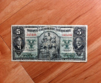 Billet de 5$ de 1935 (RARE)