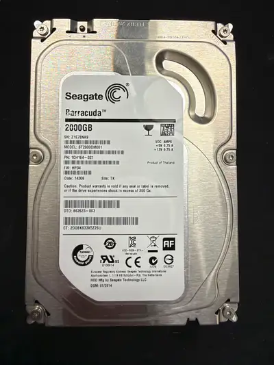Disque dur Seagate Barracuda 2 To, View more