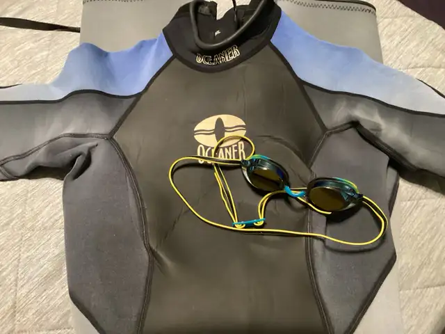 wet suit,  goggles63234526972419121