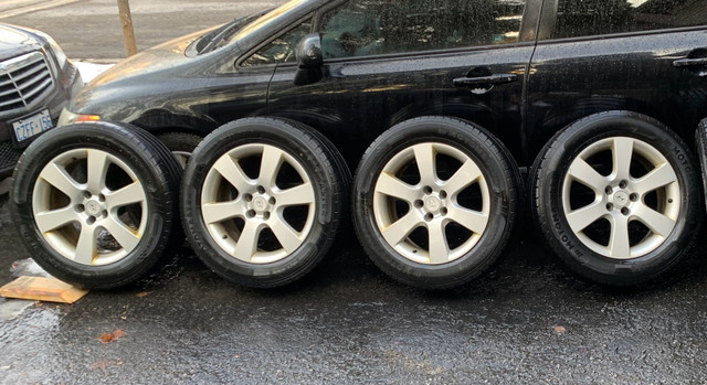 OEM Original Hyundai Santa Fe 18 inch Rims & Tires in Tires & Rims in Oshawa / Durham Region - Image 3