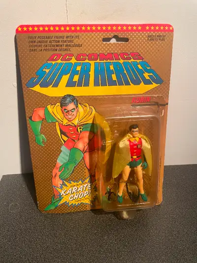 Toy Biz Robin Karate Chop Super Hero Figure DC Comics 1989 Vinta