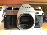Canon AE-1 Program 35mm SLR Camera BODY ONLY - ISSUES