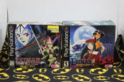 Lunar Silver Star Story + Lunar 2 Eternal Blue *Almost CIB*, View more