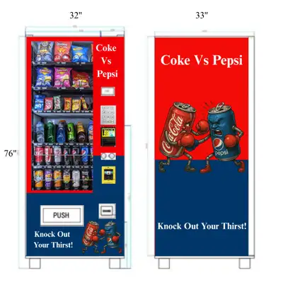 Slim Combo Vending Machine - Brand new 1 Year Warranty, View more