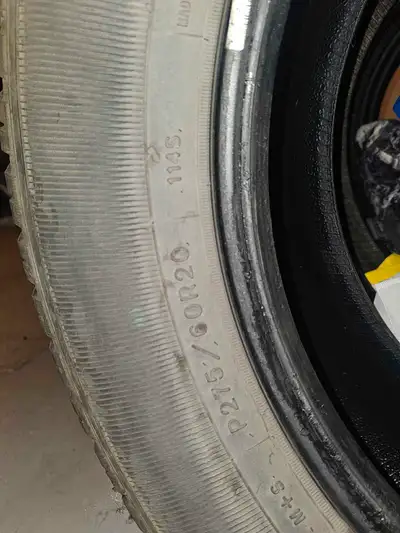 Set of goodyear wrangler all seasons. Lots of life left.