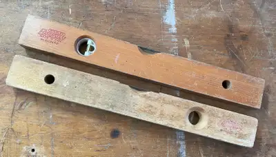 2 Vintage Stanley Handyman Levels 18”, View more