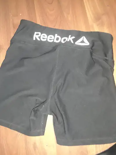 Rebok spandex black athletic shorts