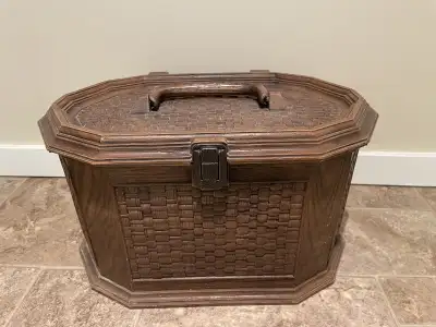 Wicker Sewing Box, View more