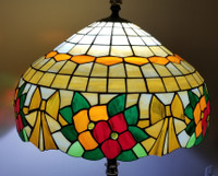 Beautiful Tiffany Style Floor Lamp ~58"H