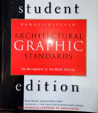 ⭐ Architectural Graphic Standards Book Student Edition