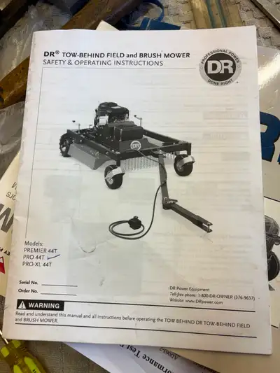DR Tow-BehindField and Bush Mower, View more