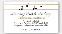 Harmonium and Vocal Lessons