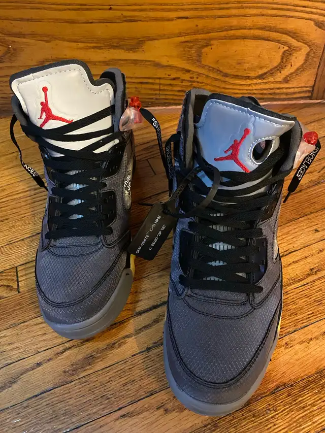 Air Jordan 5 Off-White in Men's Shoes in City of Toronto - Image 4