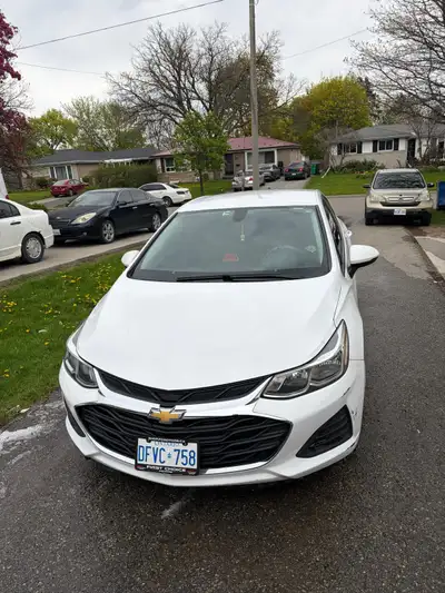 Selling my well-maintained 2019 Chevrolet Cruze LS Automatic in white color. Very clean inside and o...