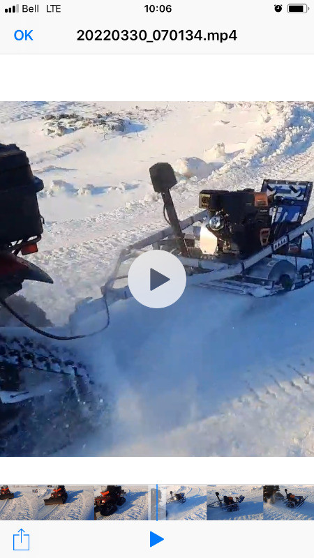 dameuse Surfaceuse skifondtiller  Vtt Motoneige Tracteur gratte dans Véhicules tout-terrain (VTT)  à Ville de Montréal - Image 2