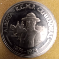 1974 Alberta R.C.M.P. Centennial coin, Souvenir of Klondike Days