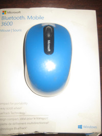 Microsoft Bluetooth Wireless Mouse 3600. Platinum Ergonomic Mous