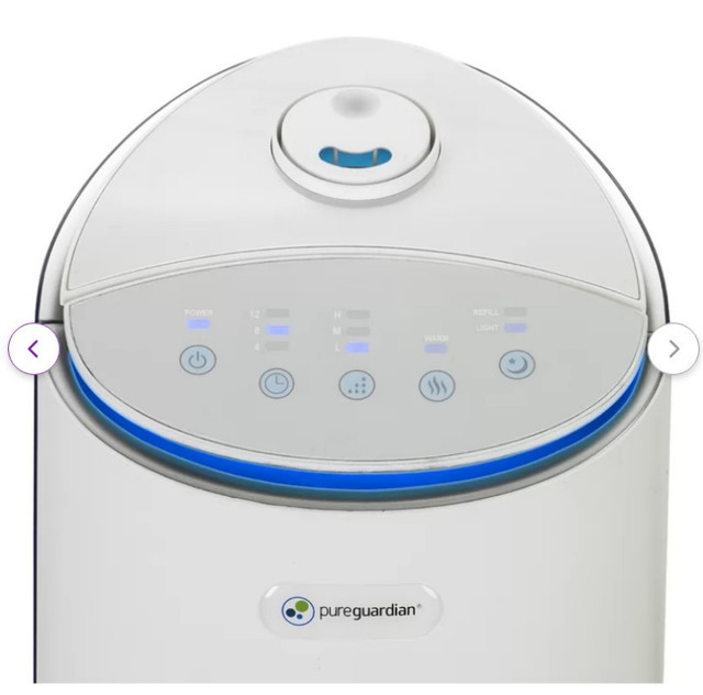 Pure Guardian 1.5 Gallons Dual Mist Ultrasonic Tower Humidifier in Heaters, Humidifiers & Dehumidifiers in City of Toronto - Image 2