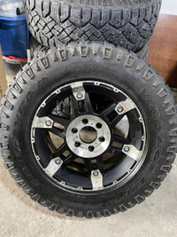 XD Rock Star wheels and tires for Ford  F150