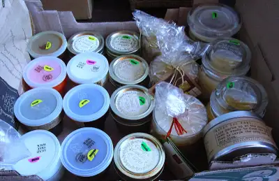 19 SMALL & MEDIUM CANDLE JARS + 7 WHITE TAPERS, View more