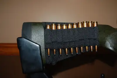 Universal Buttstock Rifle Cartridge Carrier $13.00 shipped, View more