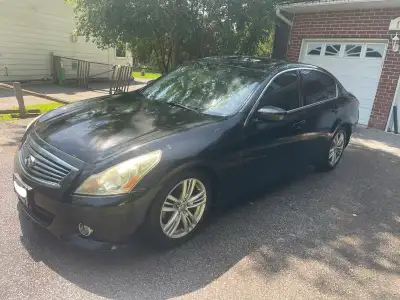 Selling my 2010 Infiniti G37x AWD. This luxury sport sedan is powered by Infiniti’s renowned 3.7L V6...