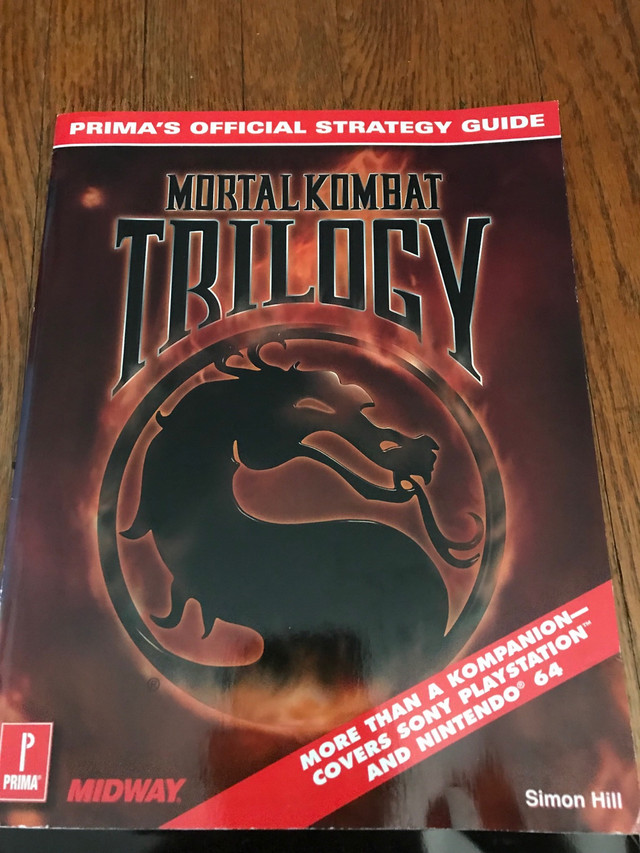 Mortal kombat strategy guides lot (2) $20 both mk3 mk trilogy in Older Generation in Kitchener / Waterloo - Image 3
