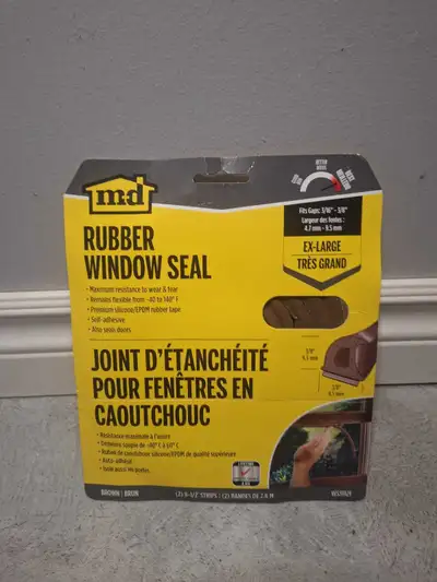 MD Rubber Window Seal Ex-Large Brown, View more