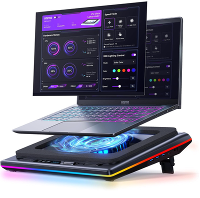 Laptop Cooling Pad with Smart Software Control 15.6"-21", View more