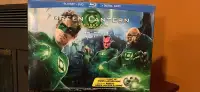 Green Lantern Blu-Ray DVD set with Green Lantern Light-Up Ring 