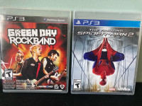 PS3 Amazing Spider-Man 2 Green Day Rock Band Games