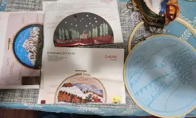 Embroidery DIY Art Kit Bundle, View more