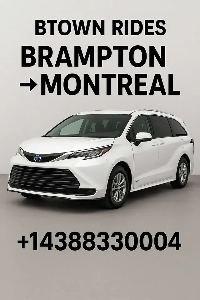 MONTREAL TO BRAMPTON RIDES DAILY TRIPS 64733722873473120