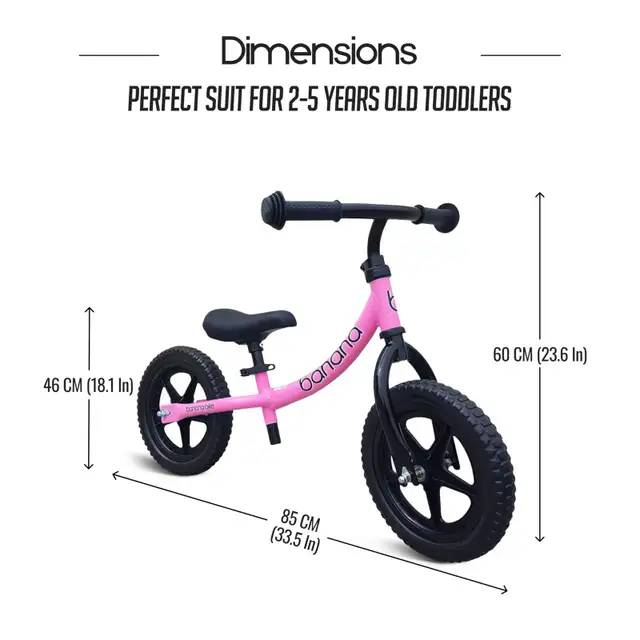 Banana bike & Lava Sport LT Balance Bike - Pink in Kids in Markham / York Region - Image 4