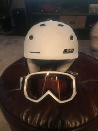 Helmet and goggles 
