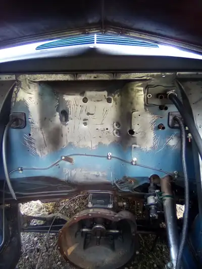 classic 1948 nash; all the glass replaced 5000.00; all primed and painted black, all the rust remove...