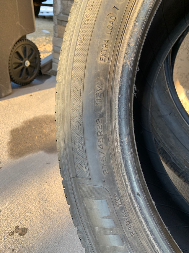 LOWER PRICE! 2 MICHELIN PREMIER LTX TIRES, LT275/45R22 in Tires & Rims in Winnipeg - Image 3
