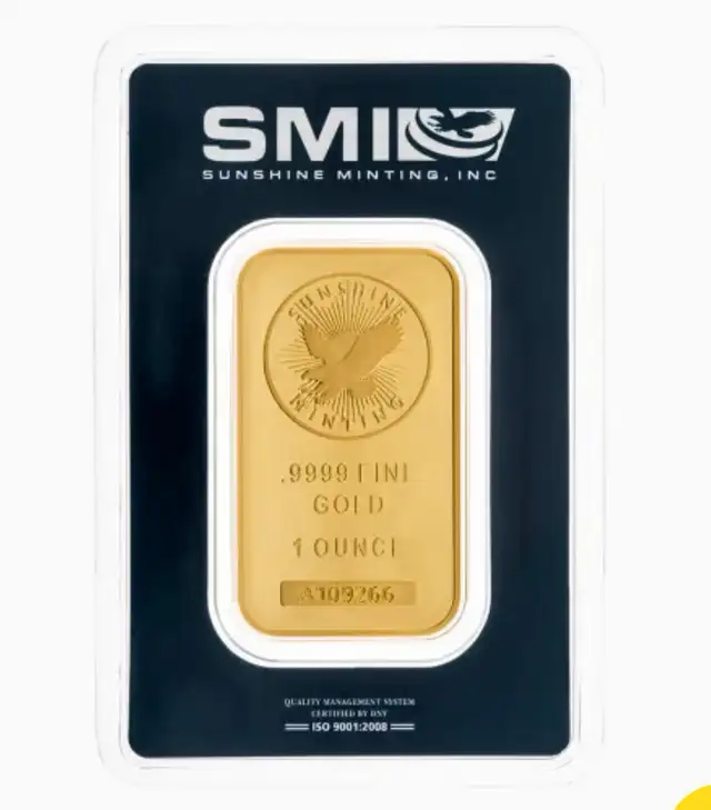 1oz gold bar