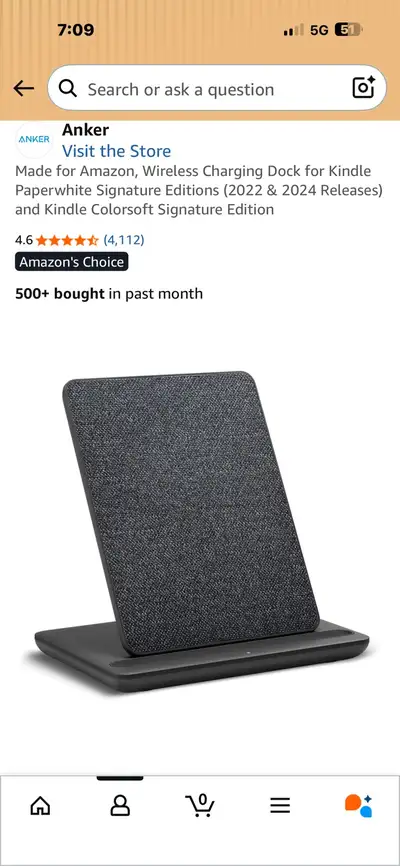 Kindle Colorsoft Bundle + Case & Wireless Charger, View more