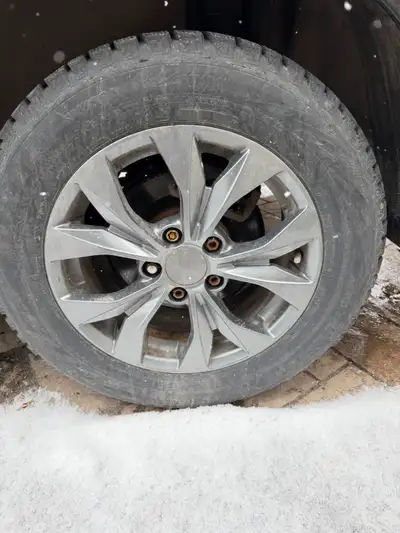 Bridgestone - Blizzak WS-80 - P215/60R16 95H BSW (6000 KM) Replika Wheels R192 Gun Metal wheel | 16X...