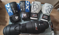 Boxing Gloves and Shin Guards (New)
